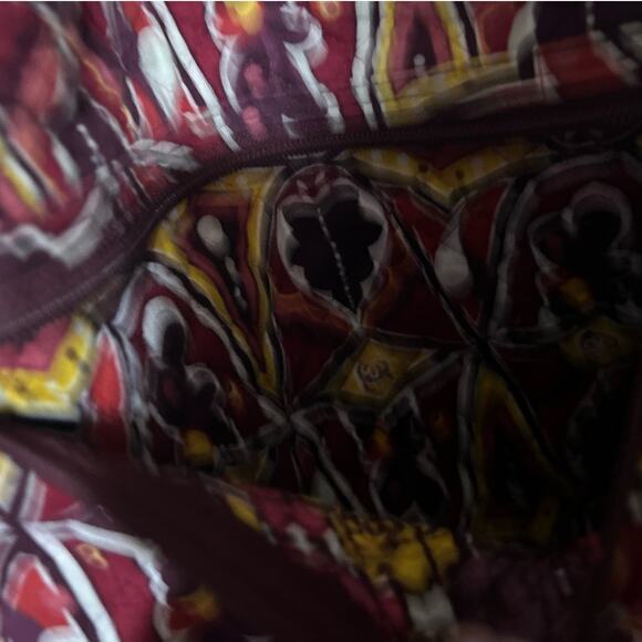 Stephanie Dawn Floral Burgundy Yellow Crossbody Bag Adjustable Strap‎ - Picture 6 of 9